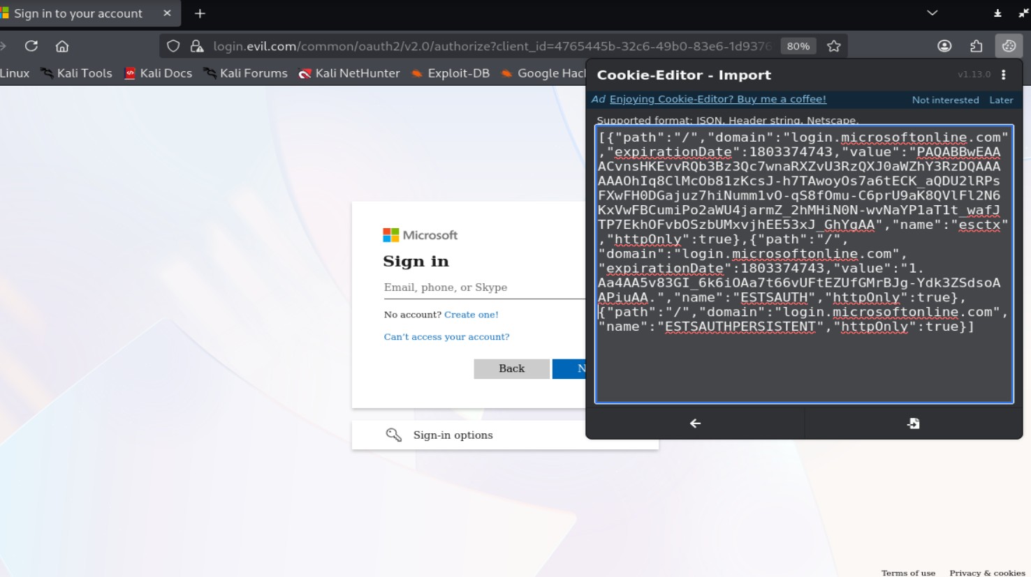 Session cookie usage