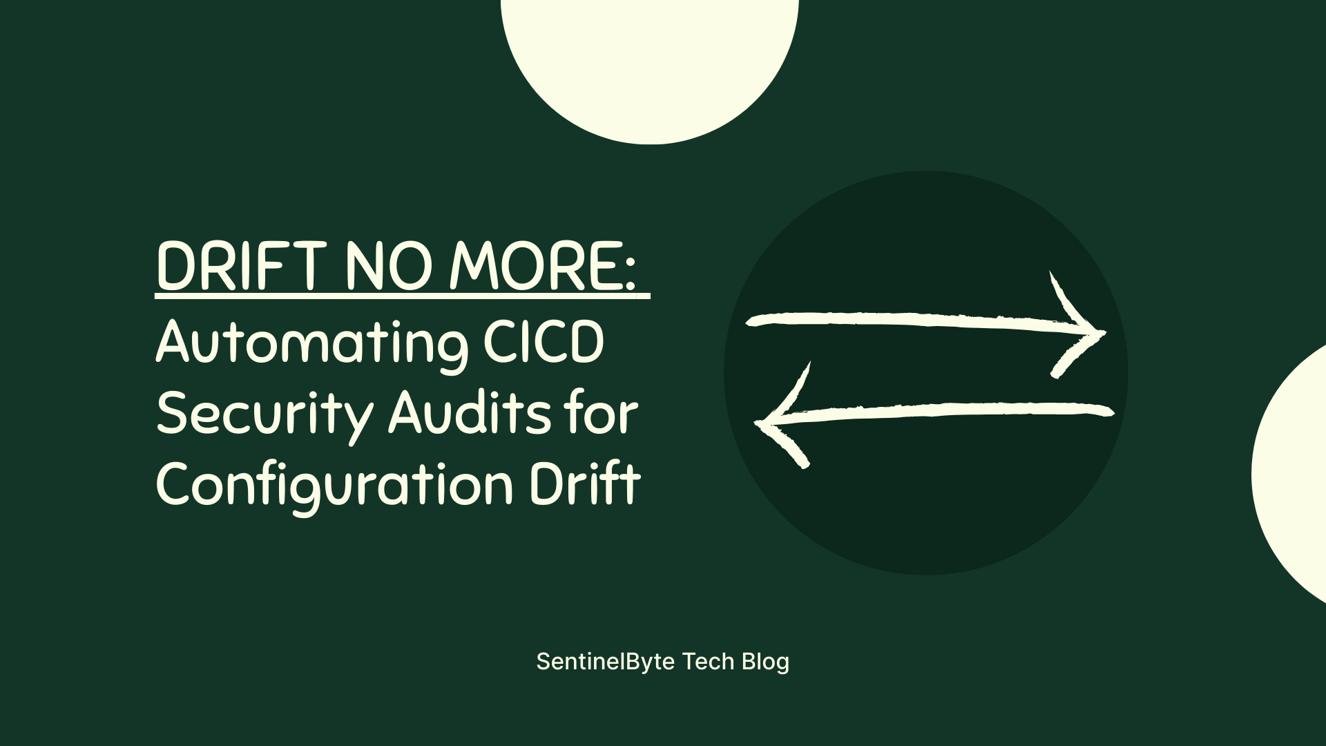 Drift No More: Automating CICD Security Audits of Configuration Drift cover image
